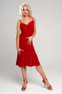 Red Classic Latina Dress